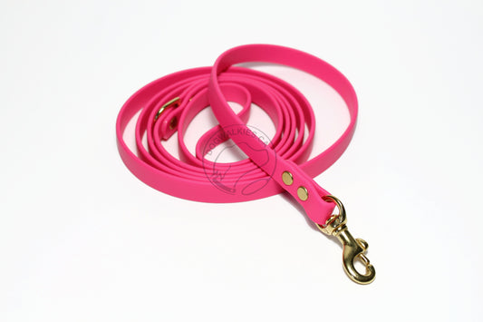 Fuchsia Pink Biothane Small Dog Leash