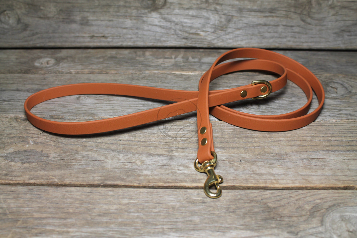 Caramel Brown Biothane Small Dog Leash