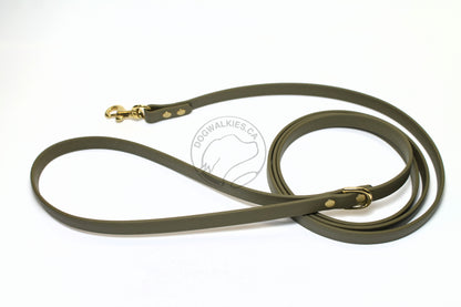 Olive Green Biothane Small Dog Leash