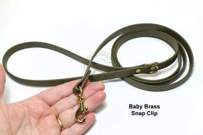 Olive Green Biothane Small Dog Leash