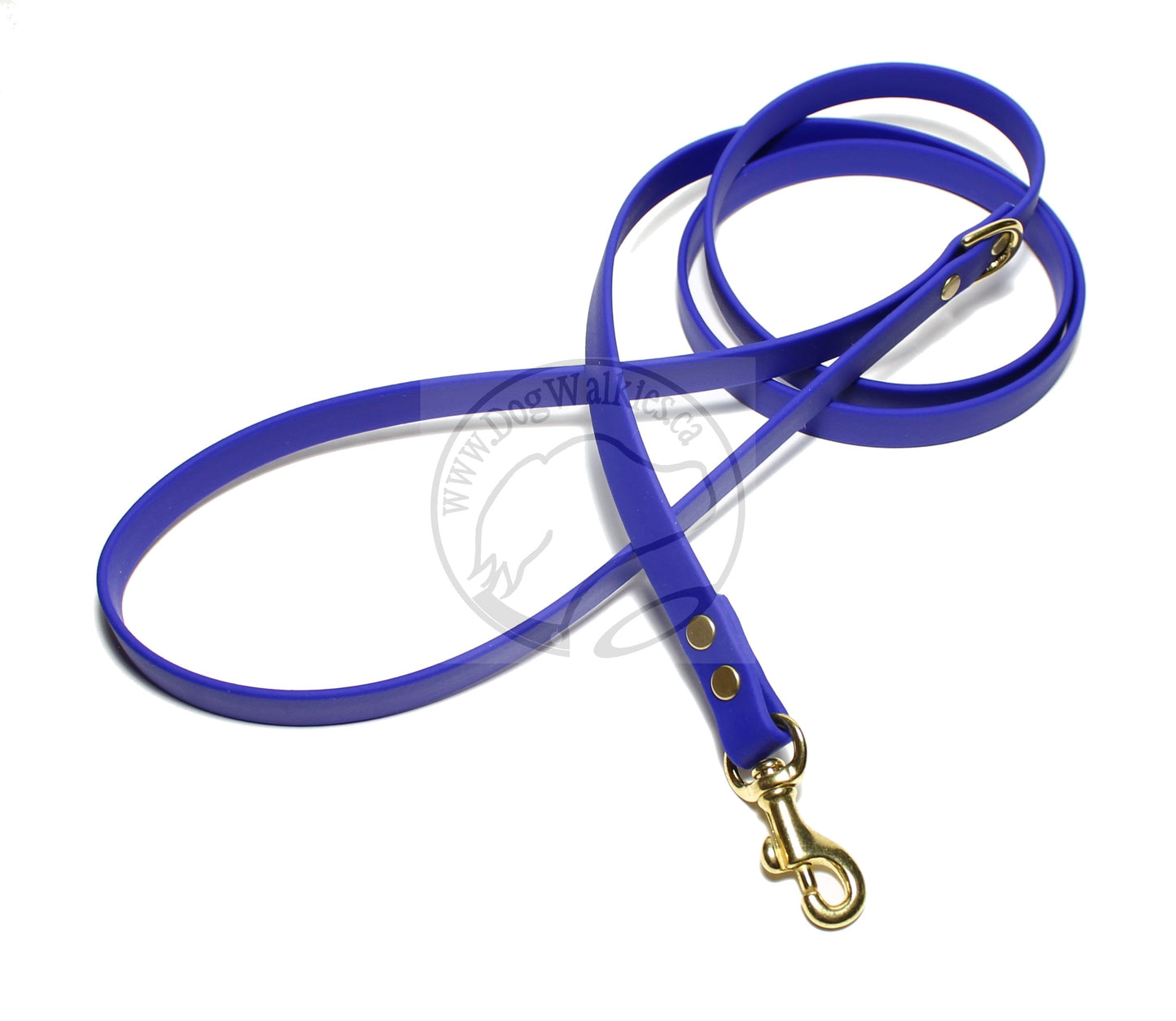 Royal Blue Biothane Small Dog Leash