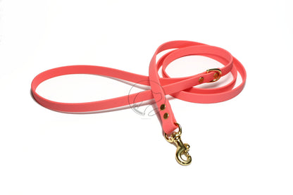 Peach Coral Biothane Small Dog Leash