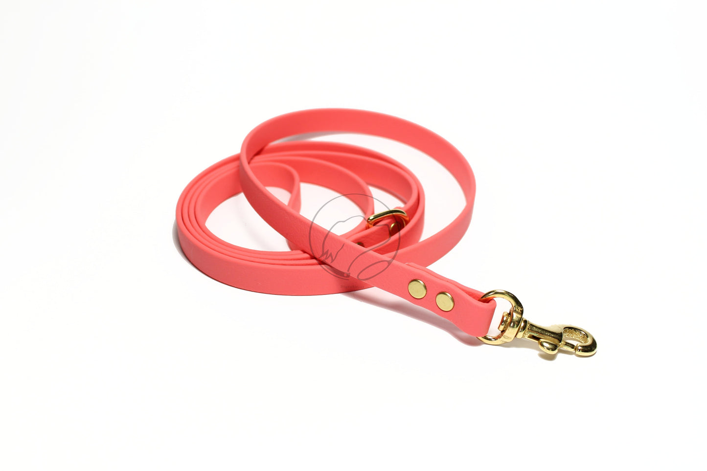 Peach Coral Biothane Small Dog Leash