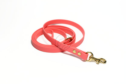 Peach Coral Biothane Small Dog Leash