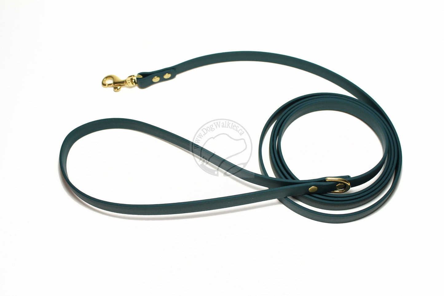 Pine Green Biothane Small Dog Leash