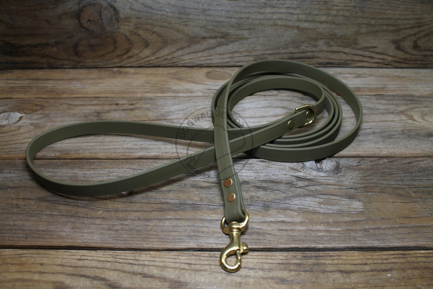Thin Biothane Leash 1/2" (12mm) wide - waterproof leash - all colours