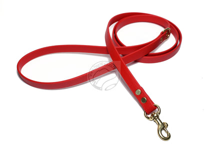 Poppy Red Biothane Small Dog Leash