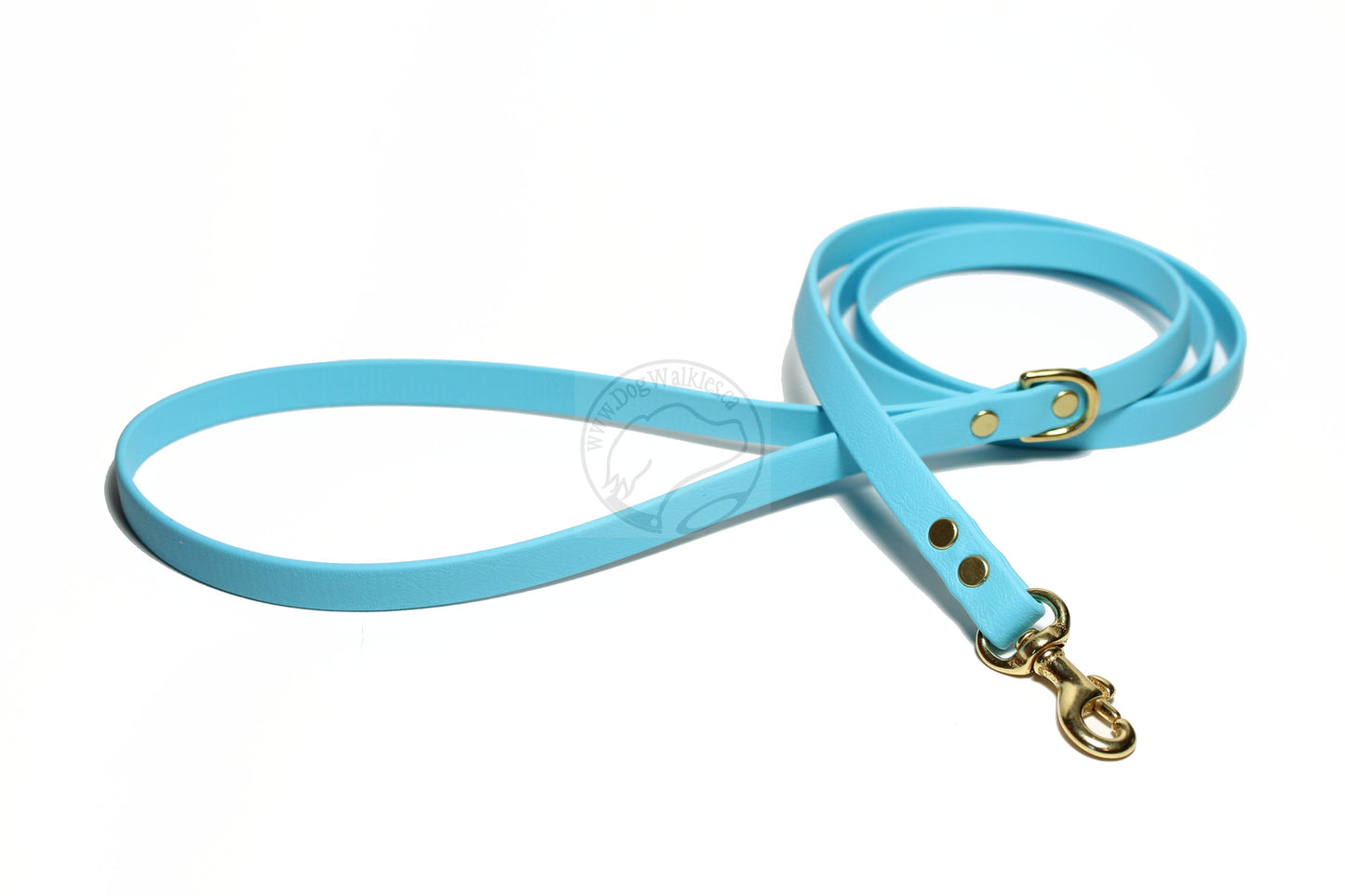 Thin Biothane Leash 1/2" (12mm) wide - waterproof leash - all colours