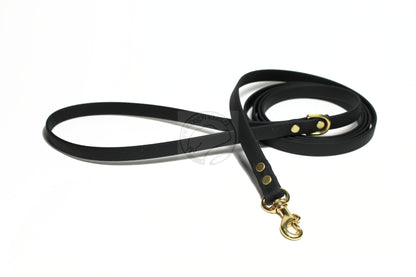 Jet Black Biothane Small Dog Leash