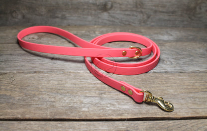 Peach Coral Biothane Small Dog Leash