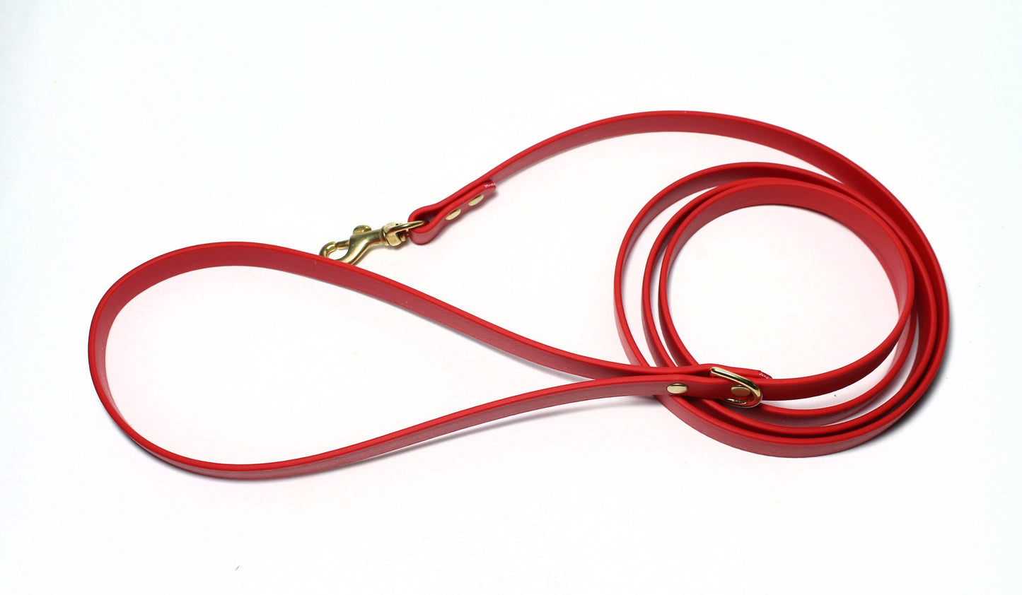 Poppy Red Biothane Small Dog Leash