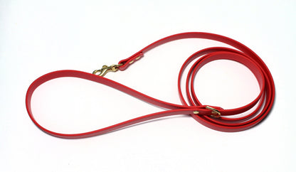 Poppy Red Biothane Small Dog Leash