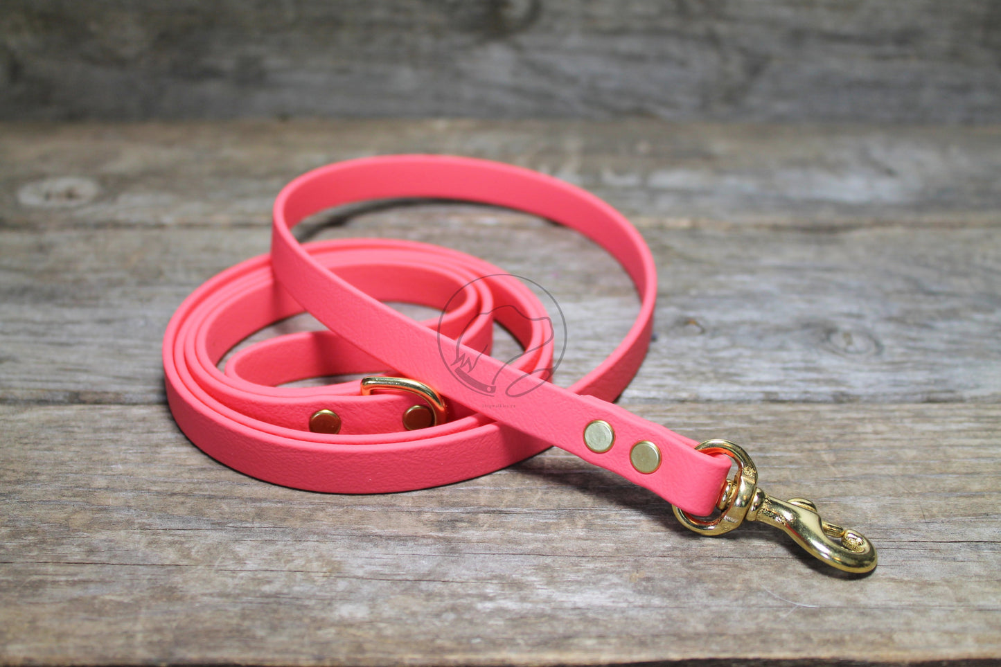 Peach Coral Biothane Small Dog Leash