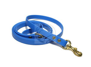 Caribbean Blue Biothane Small Dog Leash