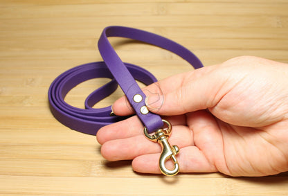 Royal Purple Biothane Small Dog Leash