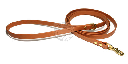 Caramel Brown Biothane Small Dog Leash