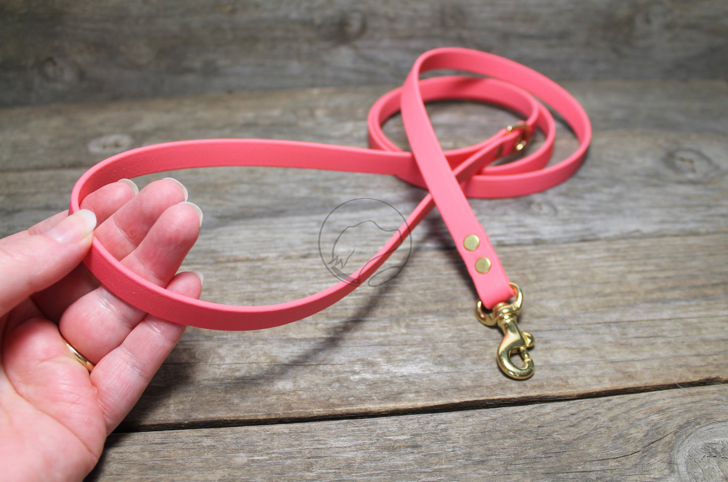 Peach Coral Biothane Small Dog Leash