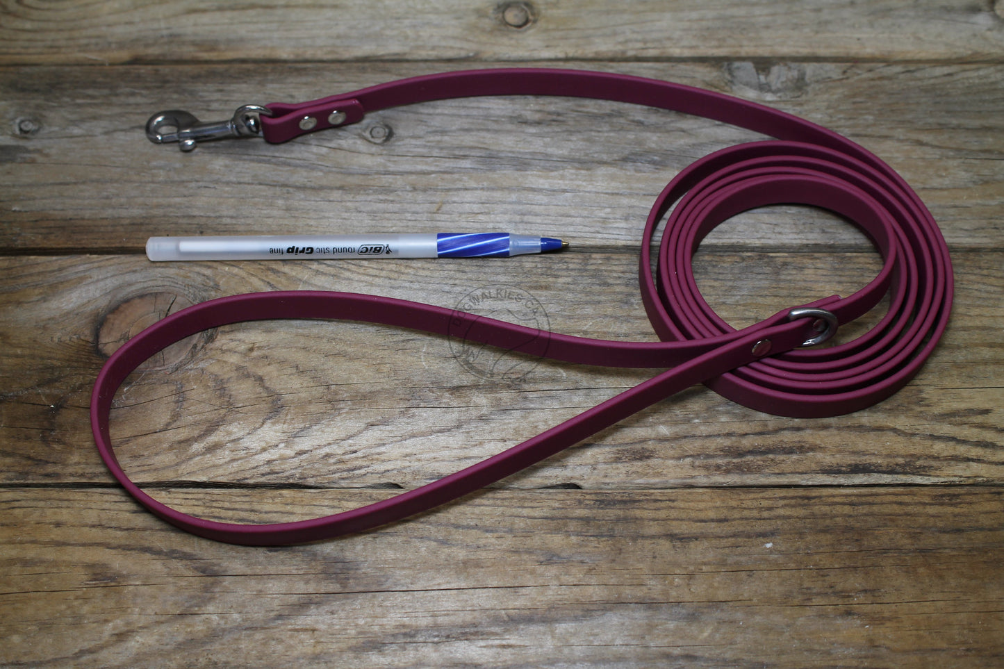 Wine Merlot Biothane Small Dog Leash