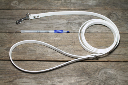 Snow White Biothane Small Dog Leash