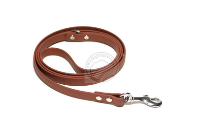 Milk Chocolate Brown Biothane Small Dog Leash