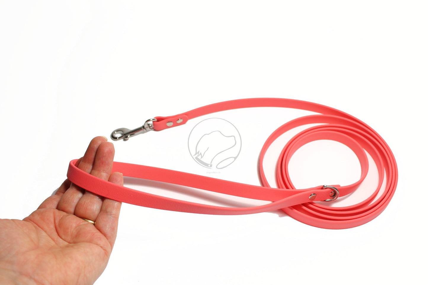 Peach Coral Biothane Small Dog Leash