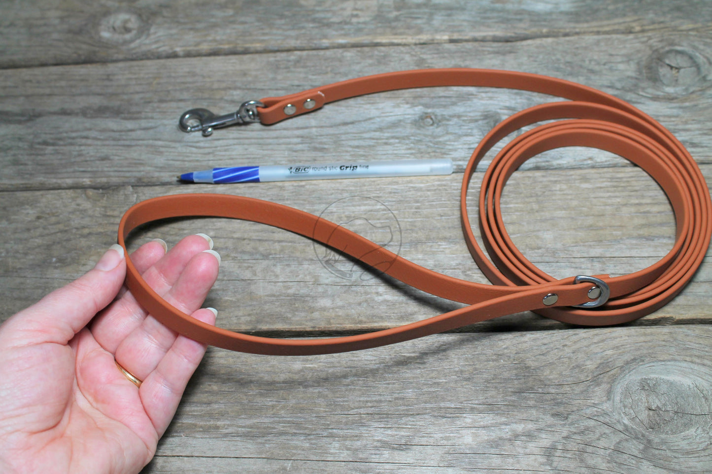 Caramel Brown Biothane Small Dog Leash