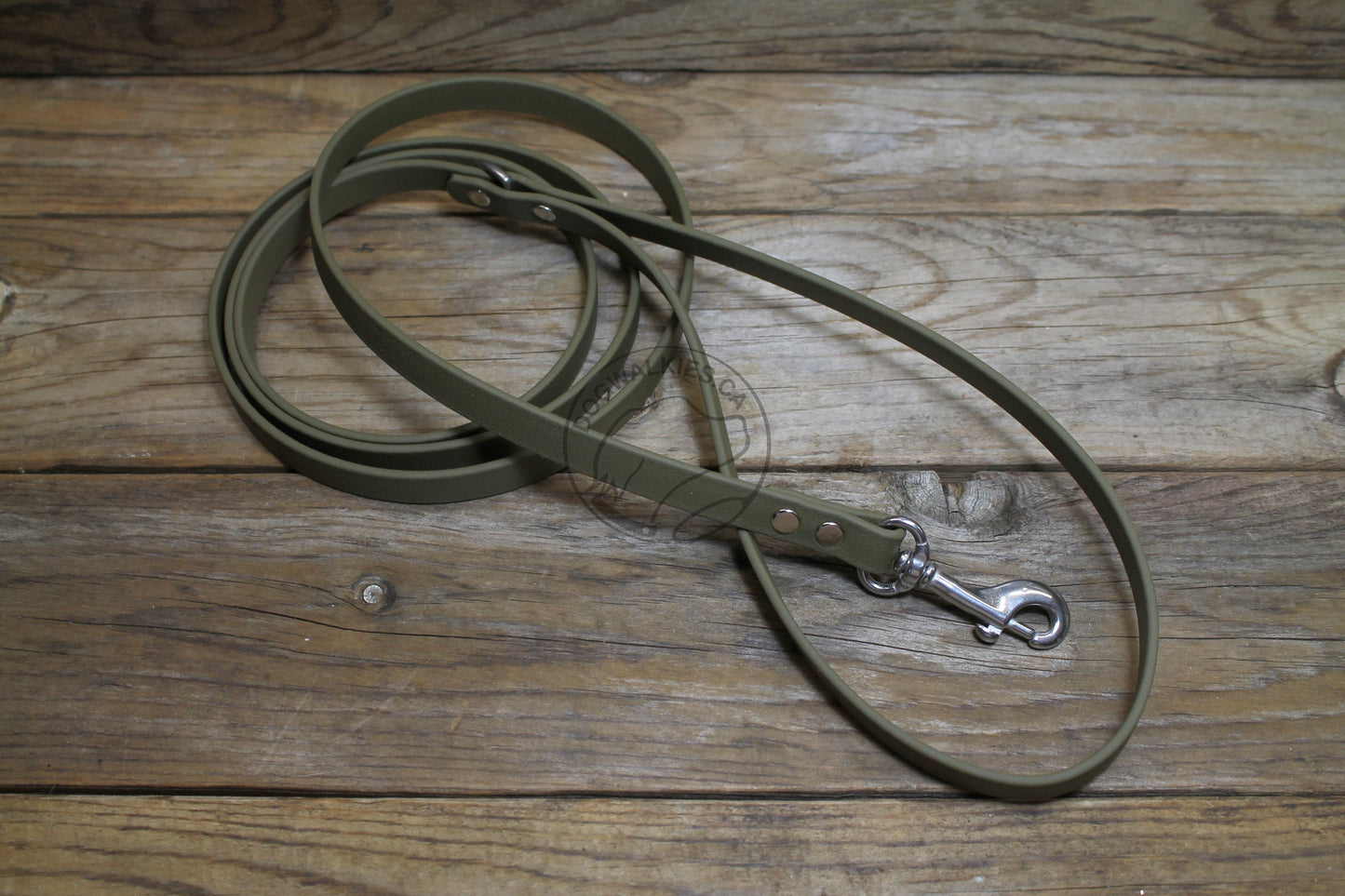 Thin Biothane Leash 1/2" (12mm) wide - waterproof leash - all colours