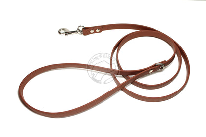 Milk Chocolate Brown Biothane Small Dog Leash