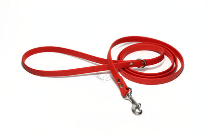 Poppy Red Biothane Small Dog Leash