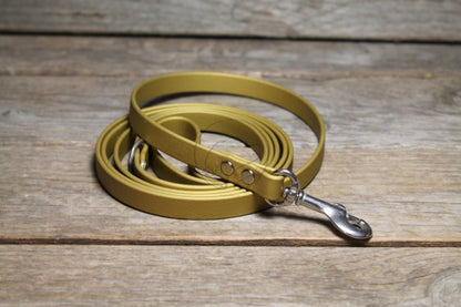 Gold Biothane Small Dog Leash