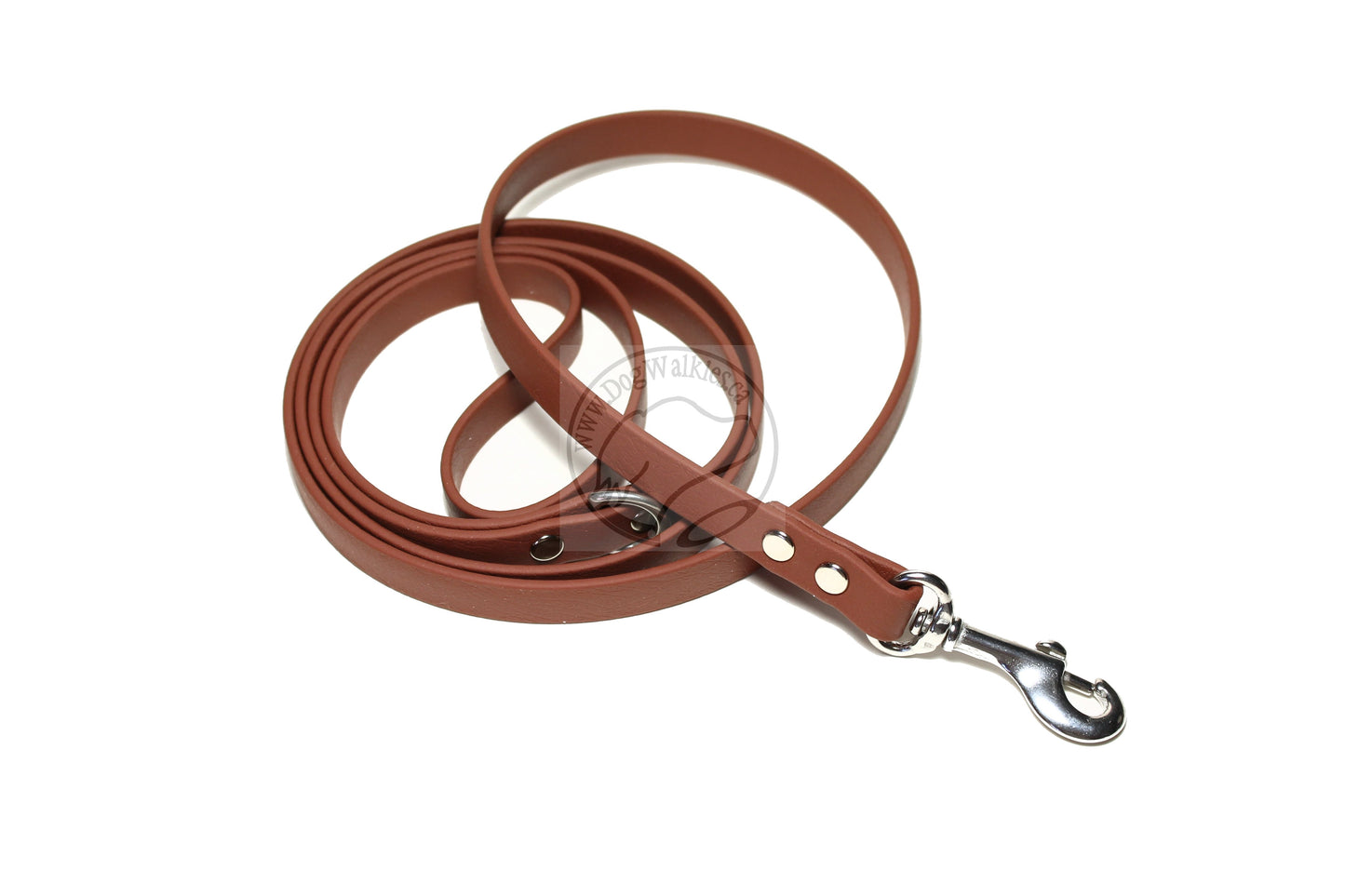 Milk Chocolate Brown Biothane Small Dog Leash