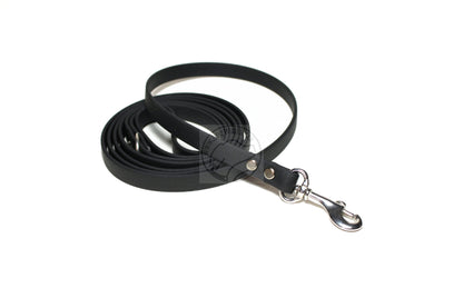 Jet Black Biothane Small Dog Leash