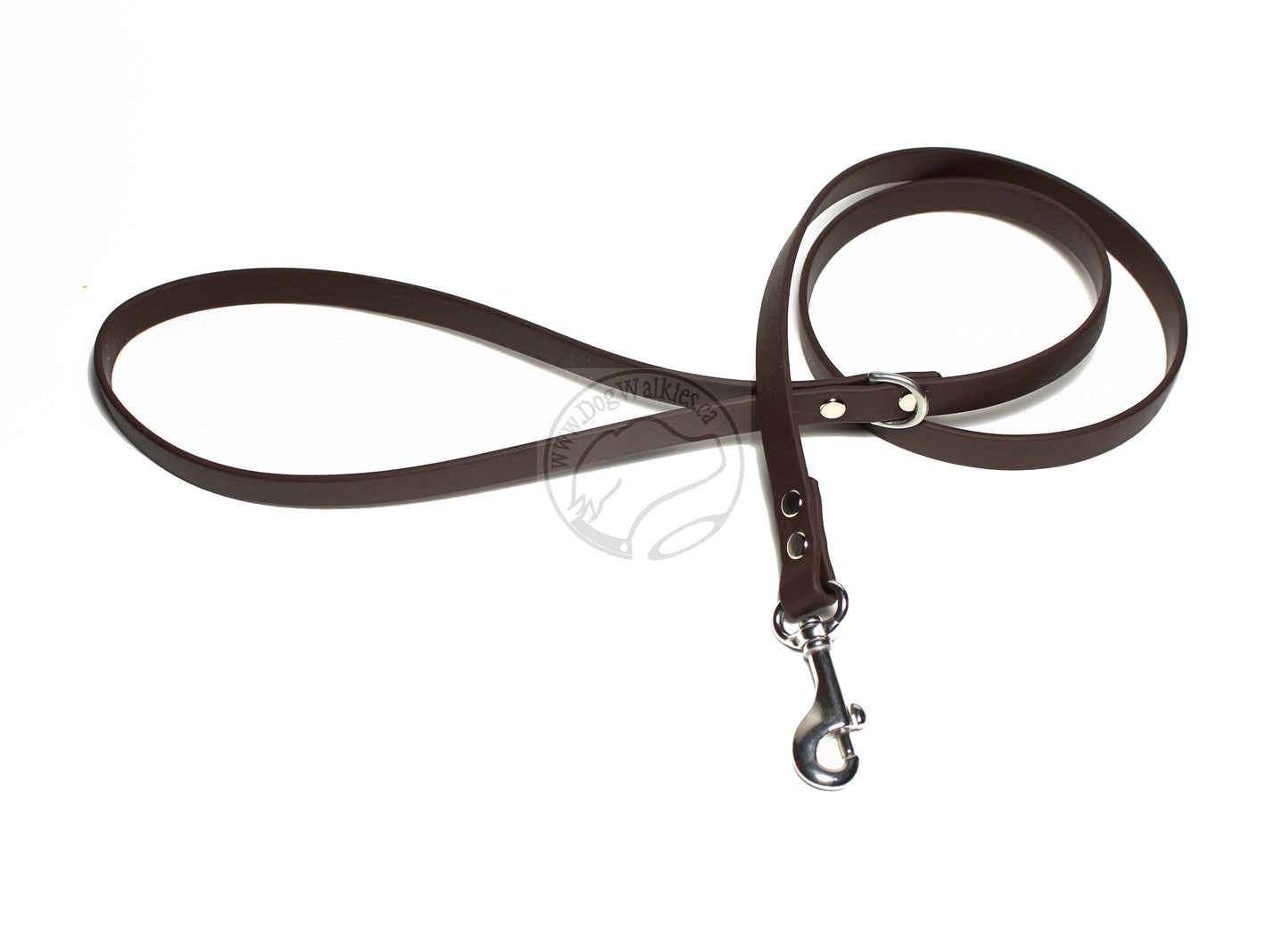Dark Chocolate Brown Biothane Small Dog Leash