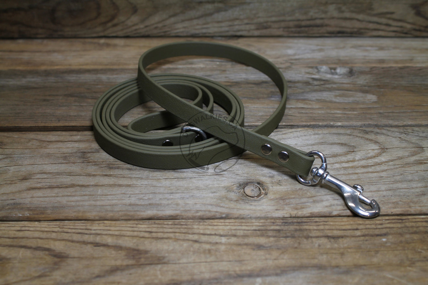 Olive Green Biothane Small Dog Leash