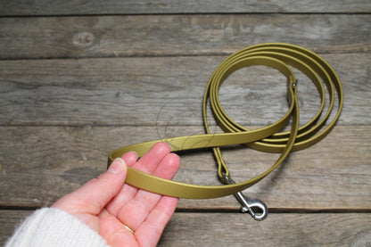 Gold Biothane Small Dog Leash