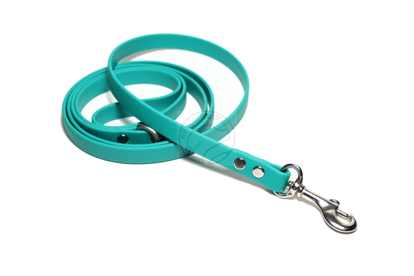Teal Biothane Small Dog Leash