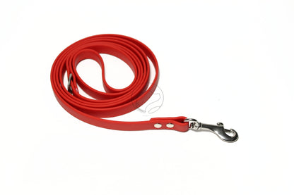 Poppy Red Biothane Small Dog Leash