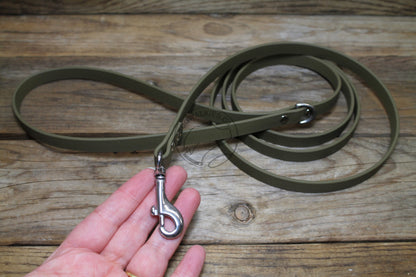 Olive Green Biothane Small Dog Leash
