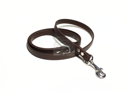 Dark Chocolate Brown Biothane Small Dog Leash