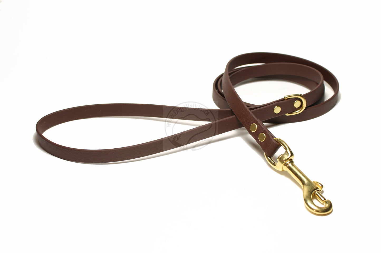 Dark Chocolate Brown Biothane Small Dog Leash