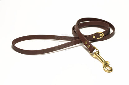 Dark Chocolate Brown Biothane Small Dog Leash