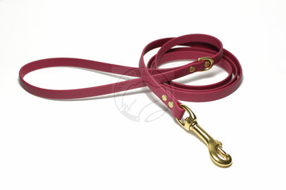 Wine Merlot Biothane Small Dog Leash
