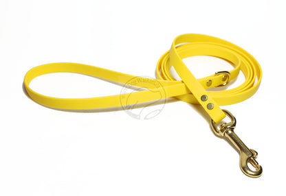 Sunflower Yellow Biothane Small Dog Leash