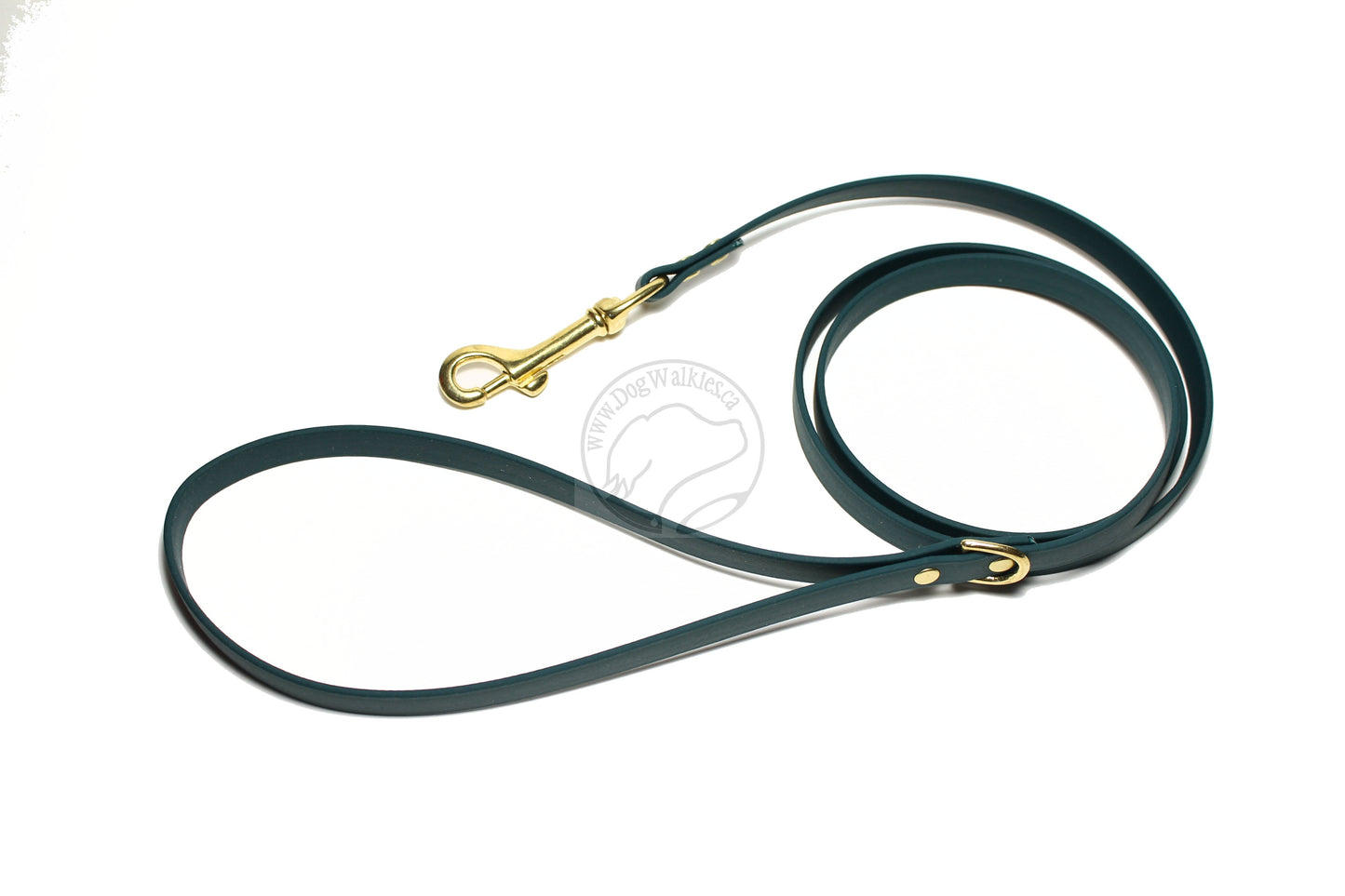 Pine Green Biothane Small Dog Leash
