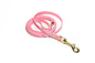 Bubblegum Pink Biothane Small Dog Leash 12mm (1/2") wide
