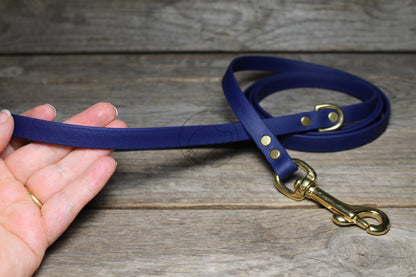 Navy Blue Biothane Small Dog Leash