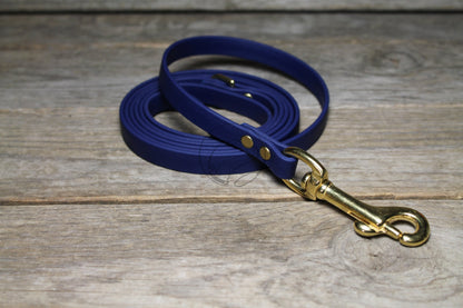 Navy Blue Biothane Small Dog Leash