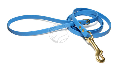 Caribbean Blue Biothane Small Dog Leash