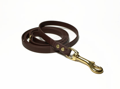 Dark Chocolate Brown Biothane Small Dog Leash