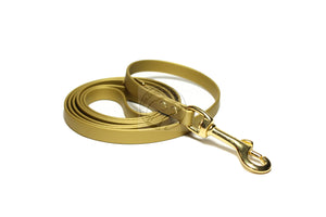 Gold Biothane Small Dog Leash